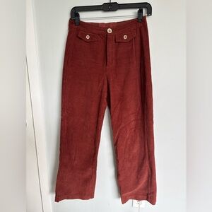 Paloma Wool Lagos Corduroy Wide Leg High Rise Pant